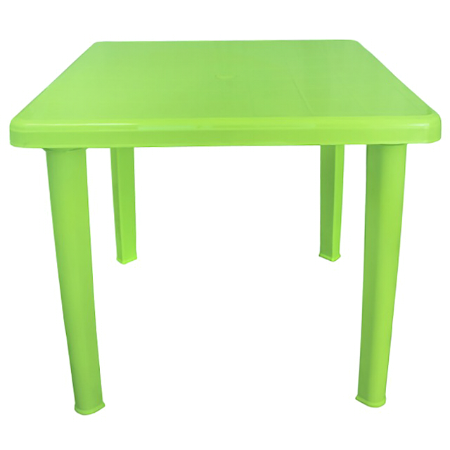 стол квадратный 80x80x71см салатовый пластик